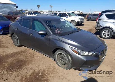 2021 Nissan Sentra S z USA, uszkodzony, nr VIN 3N1AB8BV6MY254283